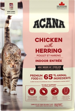 ACANA CAT Indoor Entree (kylling, kalkun og fisk) 4,5kg 